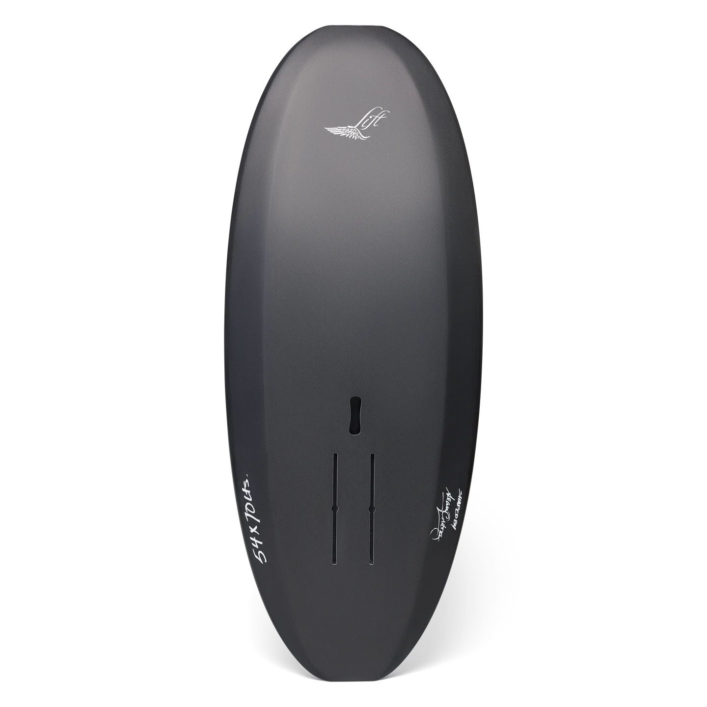 Lift Foils 5'4 70L Wing - Back View - Jet Black