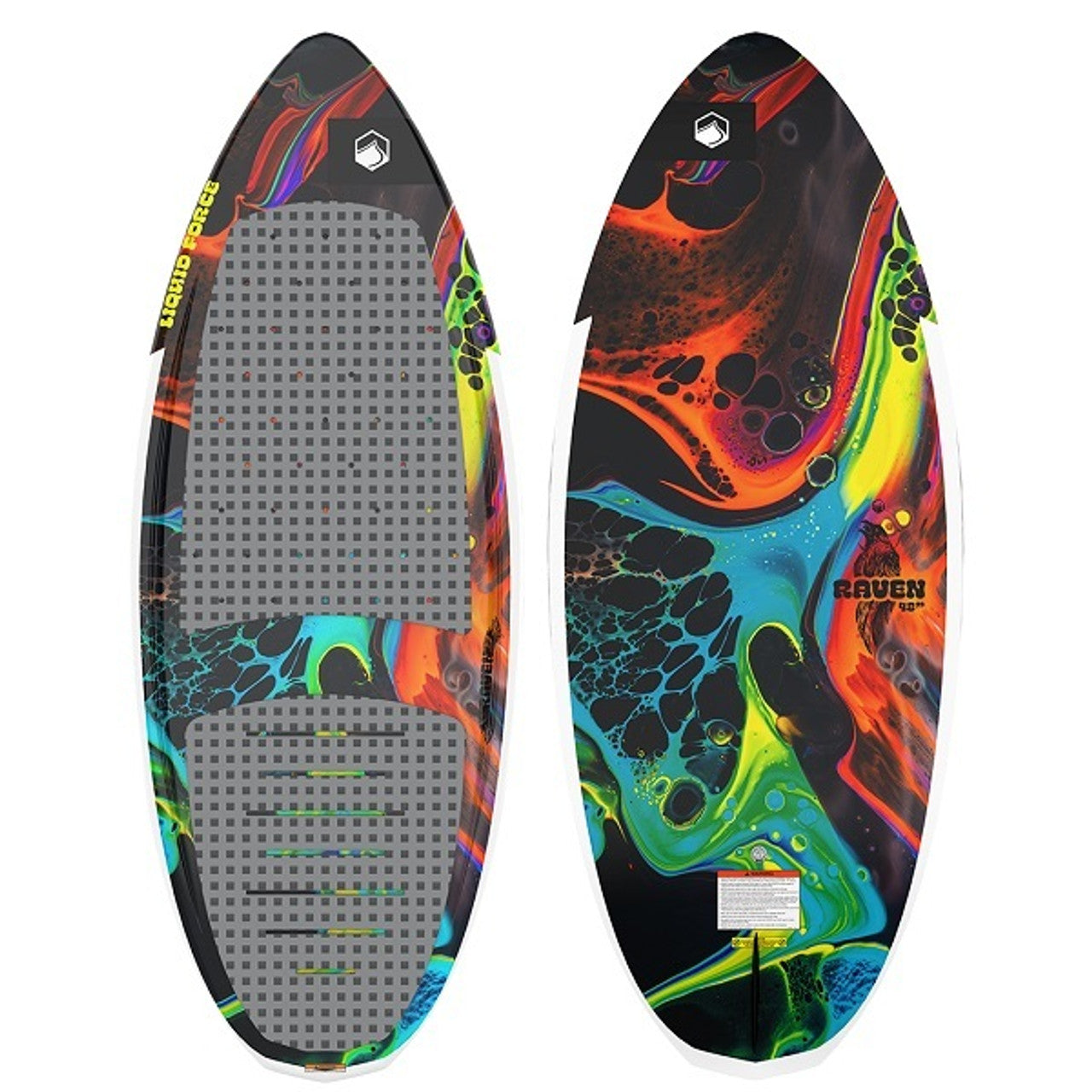 Liquid Force Raven Skim Wakesurf Board 2022