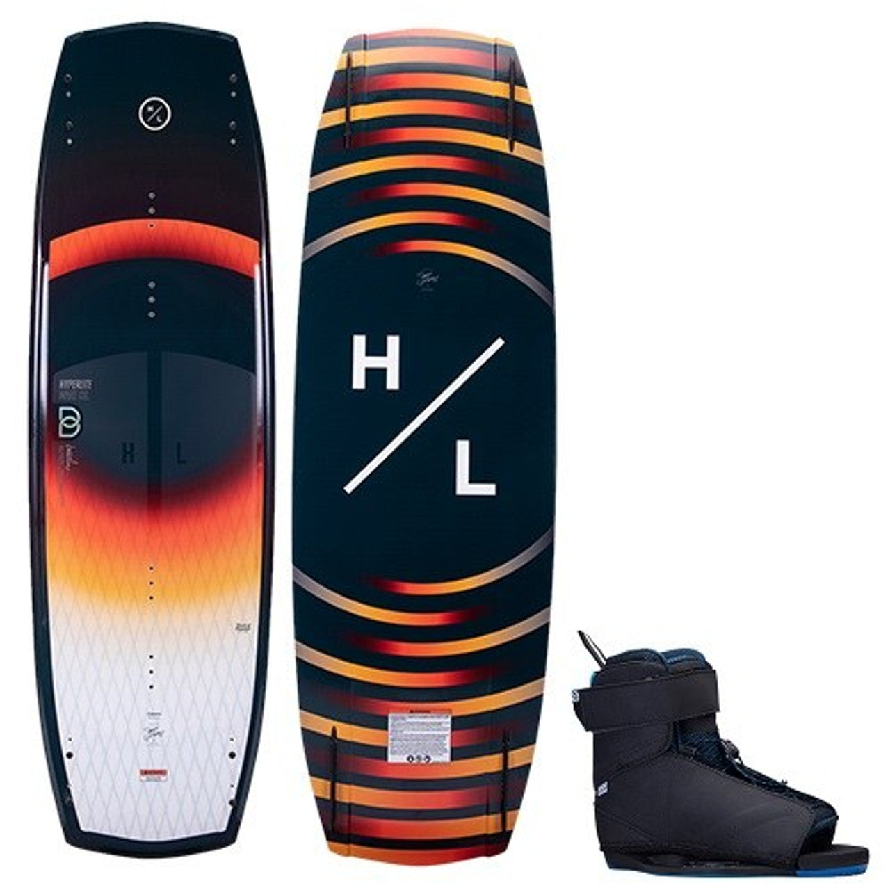 Hyperlite Baseline Wakeboard w/ Session Boots 2023