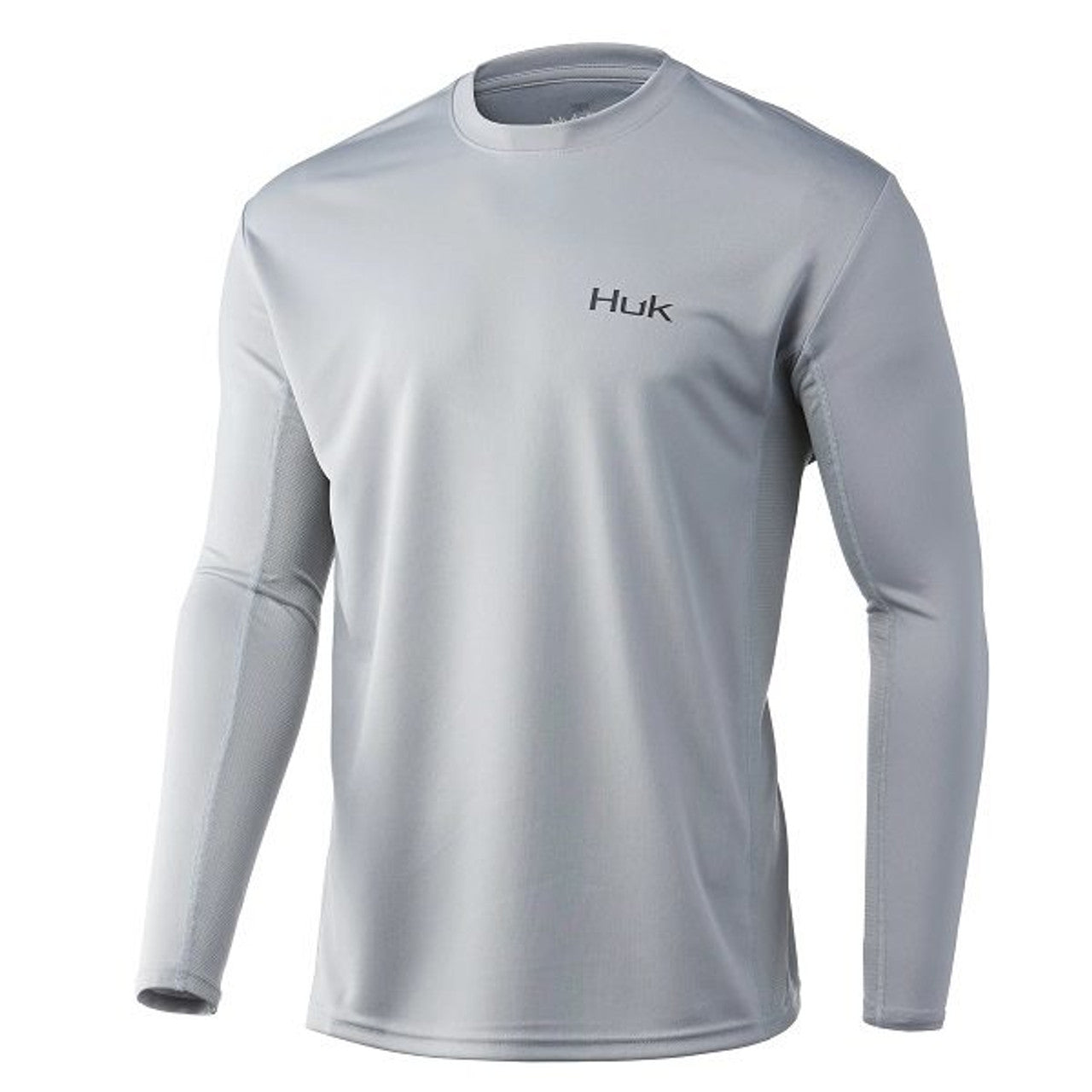 Huk Icon X Long Sleeve Shirt - Overcast Gray