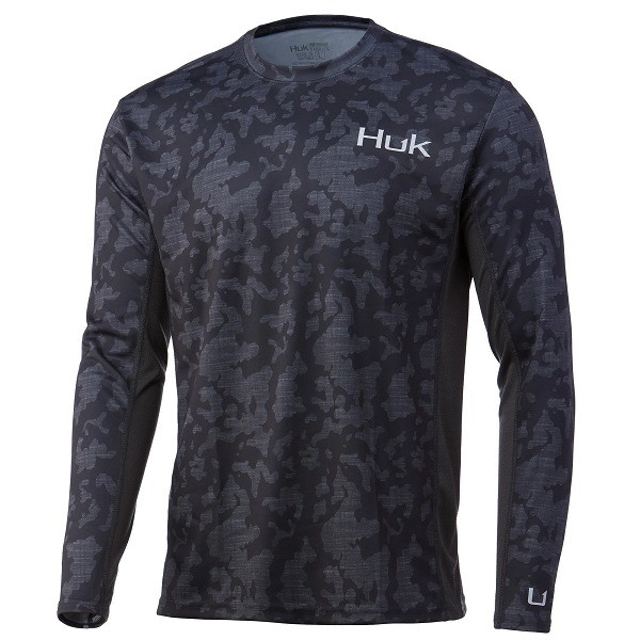 Huk Icon X Running Lakes Long Sleeve - Volcanic Ash