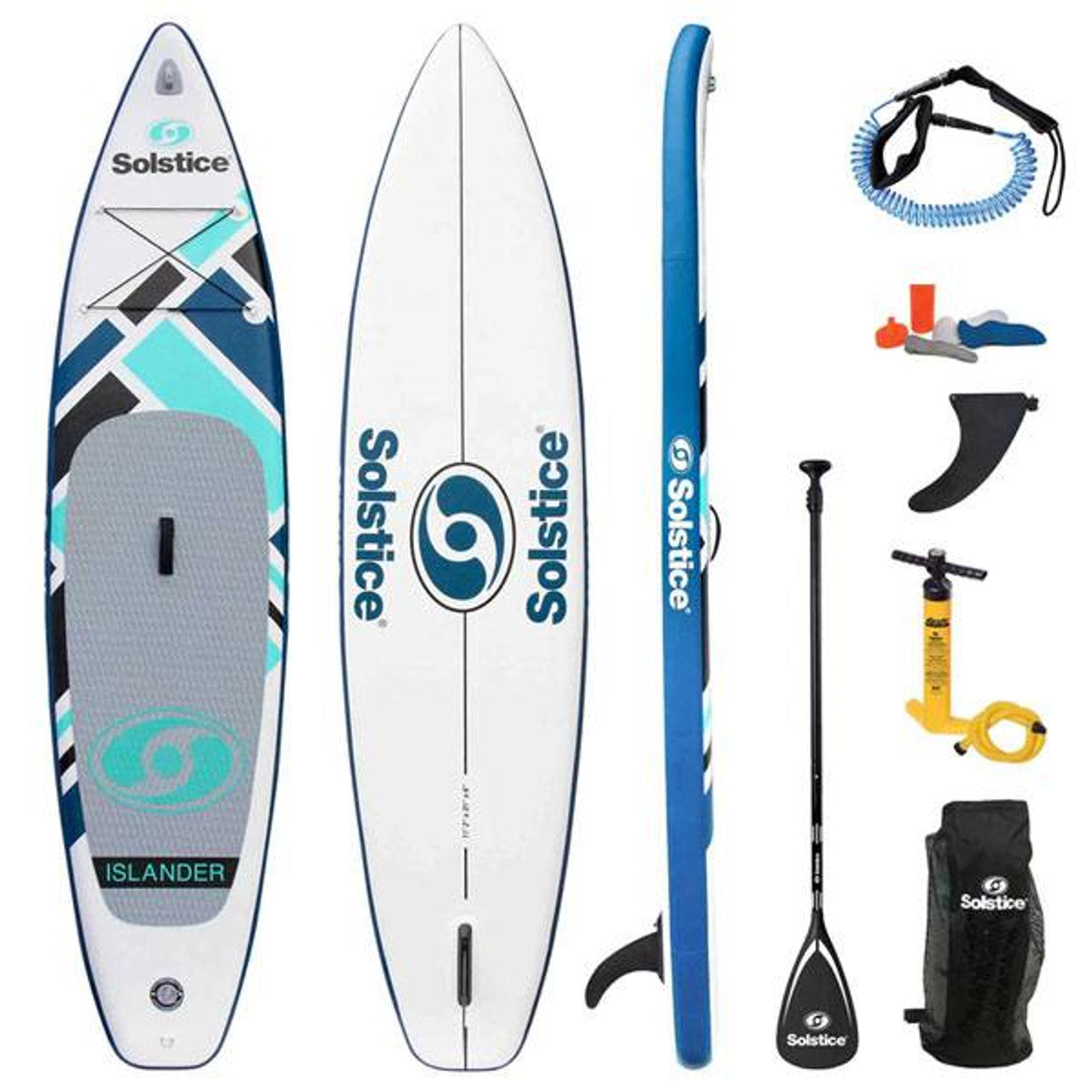 Solstice Islander Inflatable Stand Up Paddle Board Kit