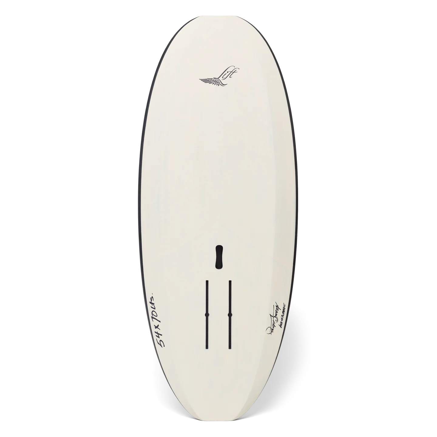 Lift Foils 5'4 70L Wing - Back View - Off White