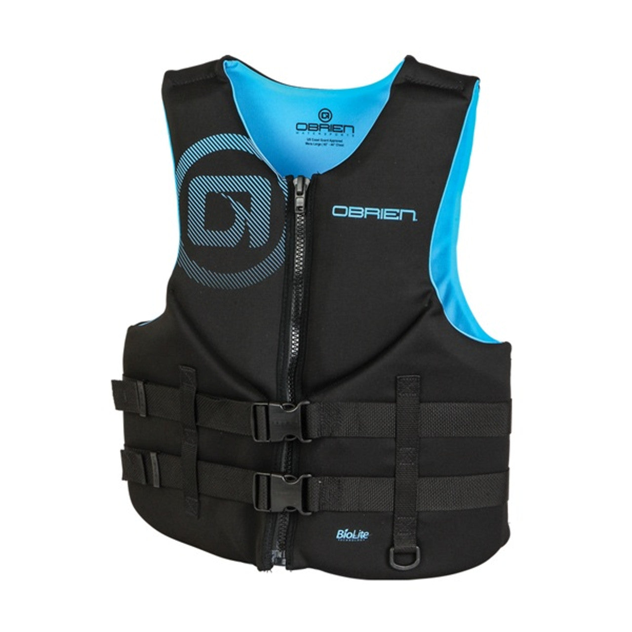 O'Brien Men's Traditional BioLite Life Jacket - Cyan